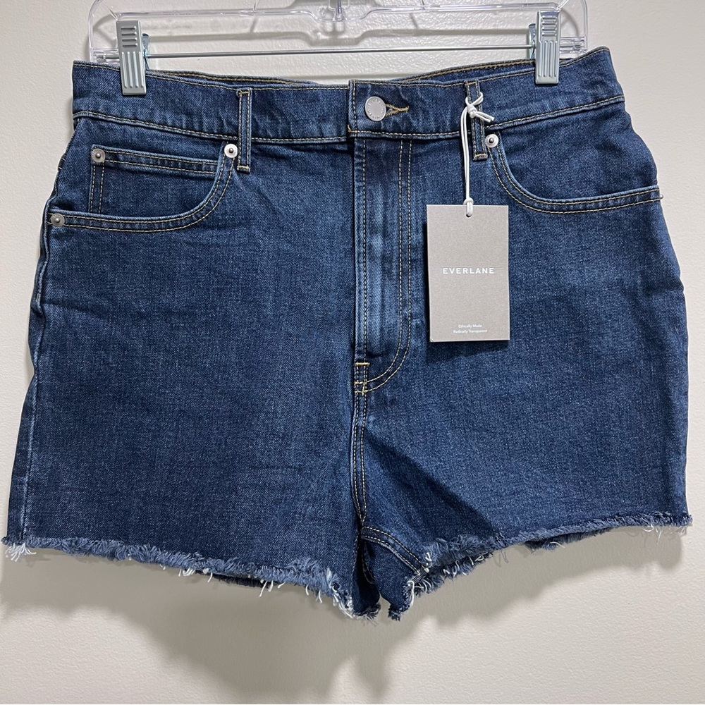 Everlane NWT Women’s Way High Cut Off Denim Short, 90s style, Size 29